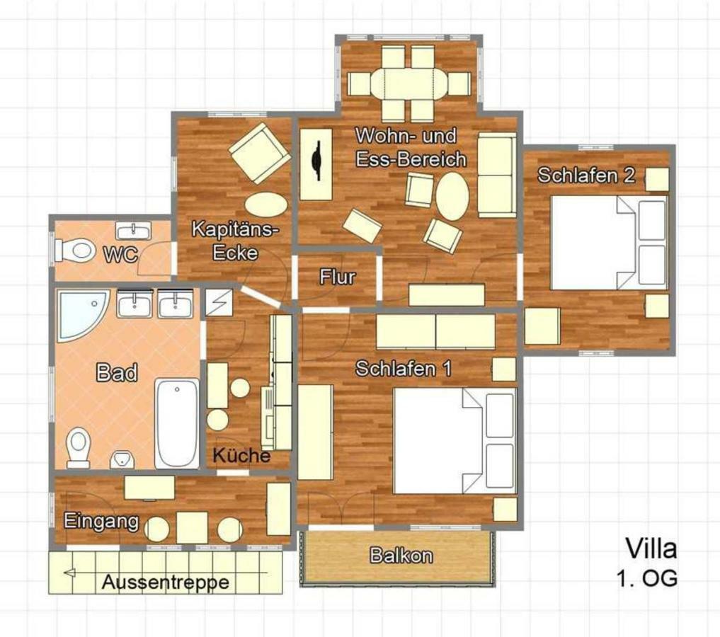 Strandvilla Rheingold - Ferienwohnung Da Vinci Goehren  Esterno foto